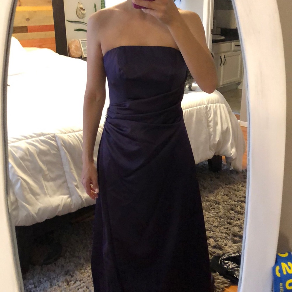 Brand new long purple formal gown